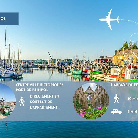 Magnifique T2 Coeur De Ville Port A Pieds Paimpol Extérieur photo